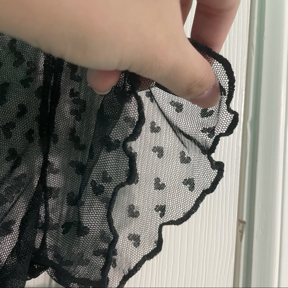 ‼️BLACK MESH CROP TOP - Picture 6 of 9